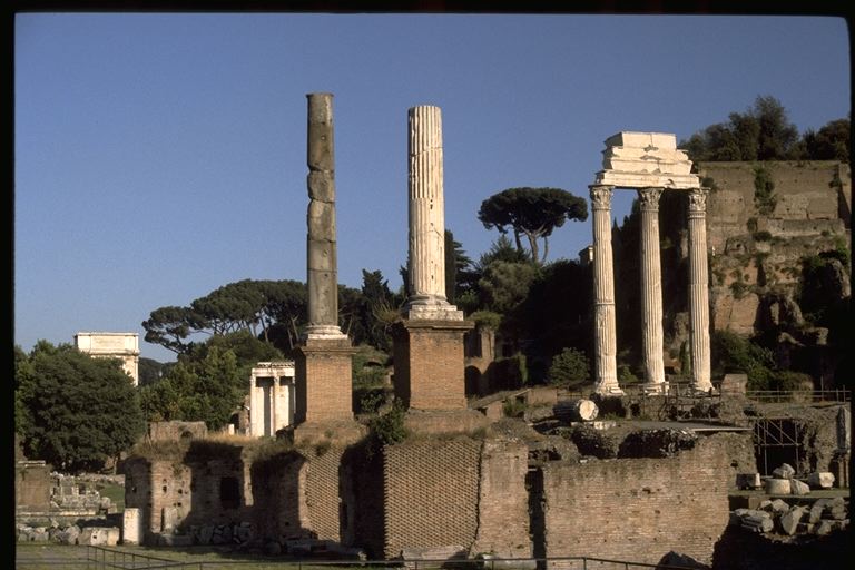 [ Roman Forum: view toward E. ]